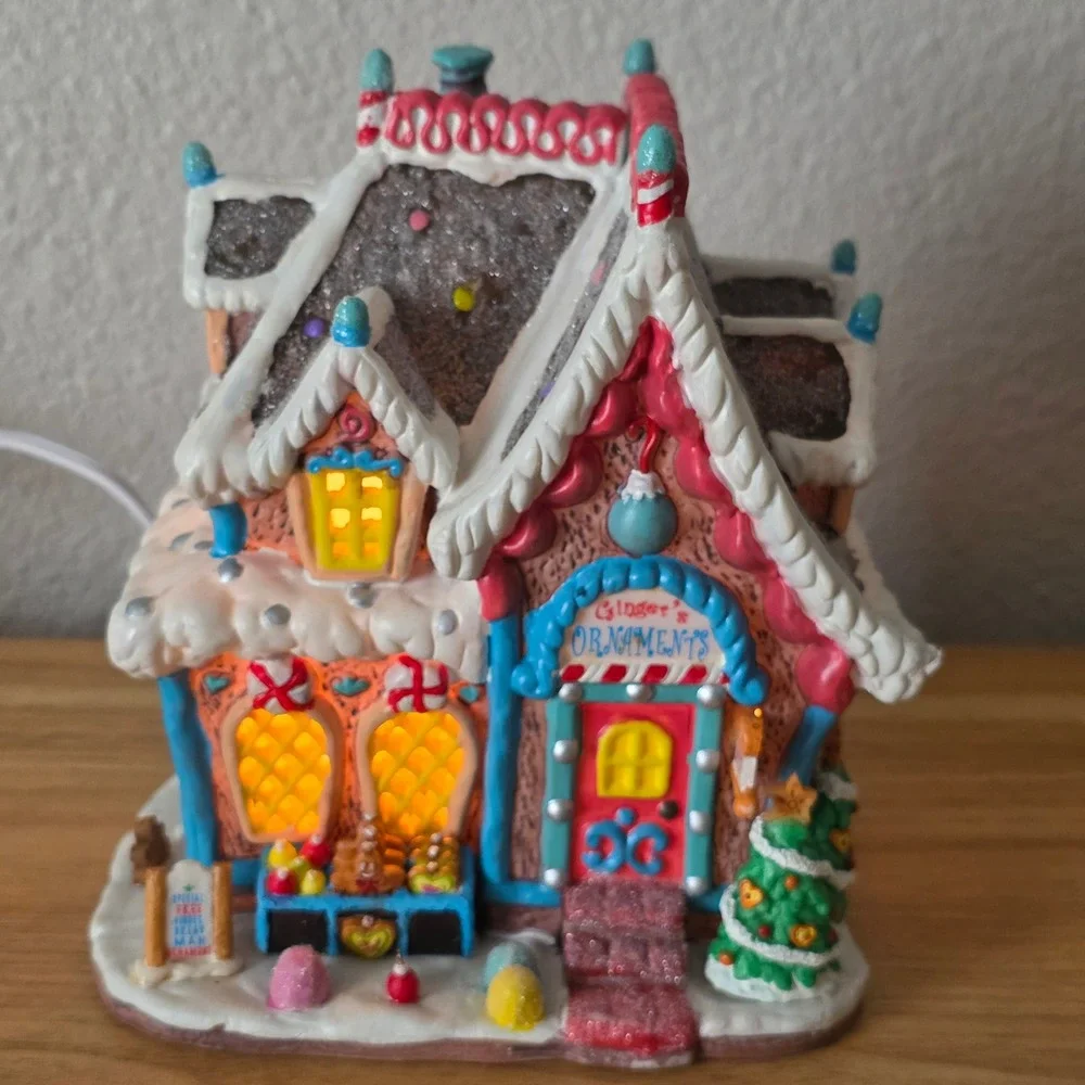 Lemax Sugar N Spice Ginger's Ornaments Retired Christmas Village 2005 With Box